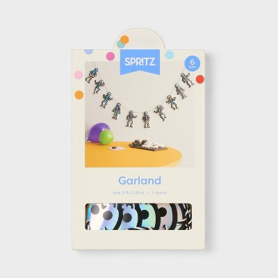 6' Halloween Skeleton Paper Garland Party Banners - Spritz