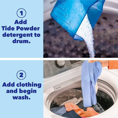 Tide Unscented Clean & Gentle HE Deep Cleaning Concentrated Laundry Detergent Powder 68 Loads - 77oz