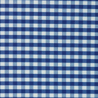 5' Round Outdoor Beach Umbrella Blue/Gingham - Hearth & Hand with Magnolia (LOCAL PICKUP ONLY)