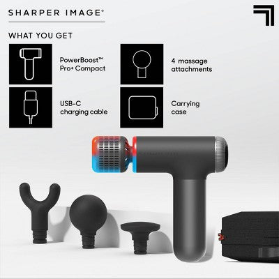 Sharper Image Powerboost Pro+ Compact Hot & Cold Percussion Massager
