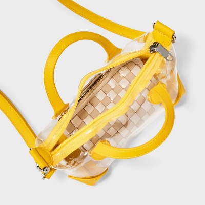 Game Day Clear Pouchette Crossbody Bag - Wild Fable Yellow