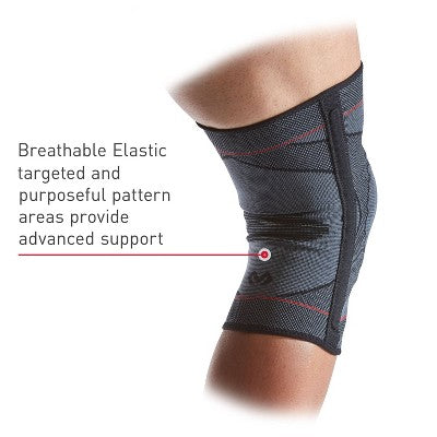 McDavid Sport Knee Knit Sleeve with Buttress and Stays - Gray - S/M