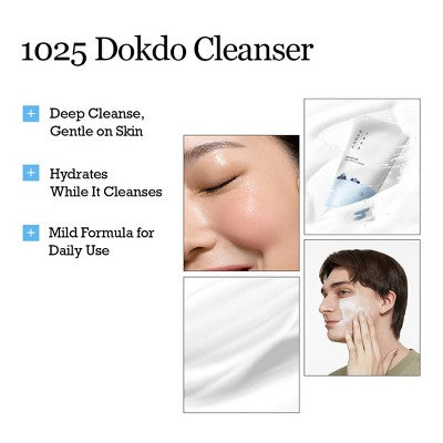 Round Lab 1025 Dokdo Cleanser - 40ml: Foam, Soothing, Hydrating, Normal & Sensitive Skin
