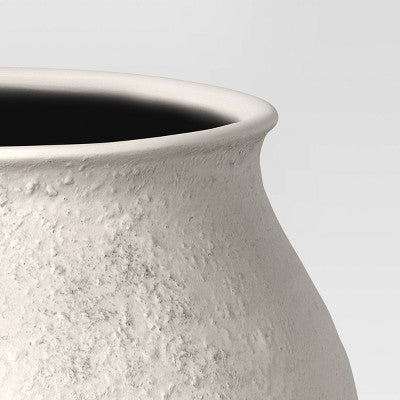 Sun Bleached Composite Indoor Outdoor Planter Pot 16"x16"x14" Cream - Threshold designed with Studio McGee