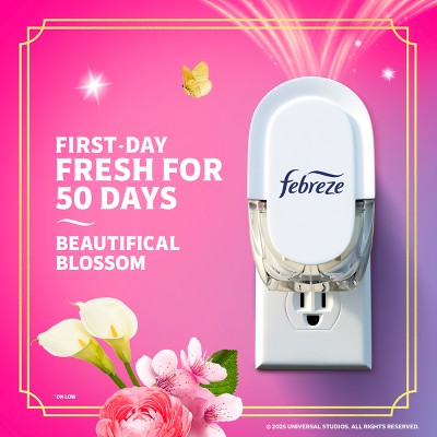 Febreze Plug Dual Refills Wicked Gain Beautifical Blossom Air Freshener - 1.75 fl oz/2ct