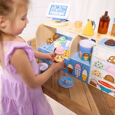 Melissa & Doug Wooden Cool Scoops Ice Creamery Play Food Toy (LOCAL PICKUP ONLY)