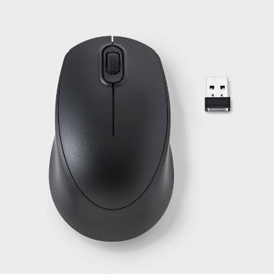 Wireless Ergonomic Mouse - dealworthy - Black