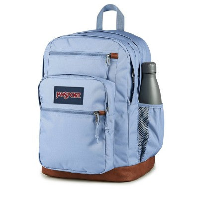 JanSport Cool Student 17" Backpack Fits 15" Laptop Synthetic Leather Bottom - Light Blue