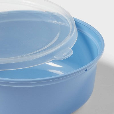 10pc (set of 5) Plastic Round Meal Prep Food Storage Container Set Yellow/Green - Room Essentials