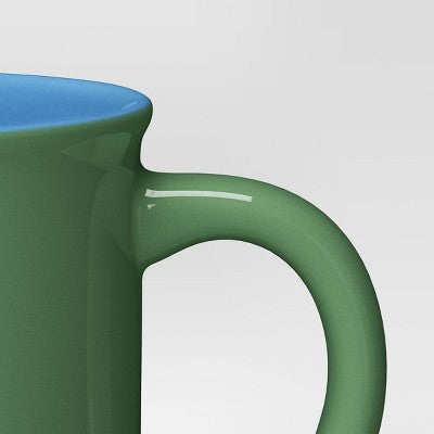 16oz Camper Stoneware Mug Green - Room Essentials