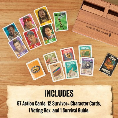 Exploding Kittens Survivor: The Tribe Has Spoken Board Game