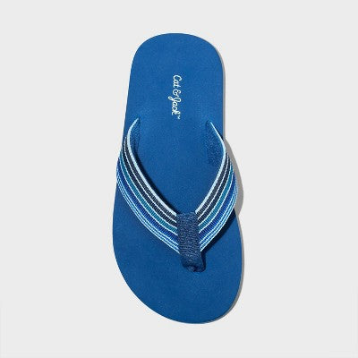 Boys' Jami Flip Sandals - Cat & Jack Navy Blue S