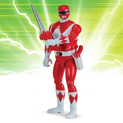 Mighty Morphin Power Rangers Re-Ignition Auto-Morphin Red Ranger 6" Action Figure with Head-Flipping Morph Feature and Weapons Accessories