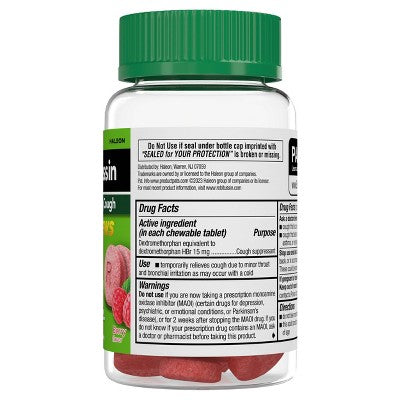 Robitussin Long Lasting Cough Cooling Soft Chews - Berry - 20ct