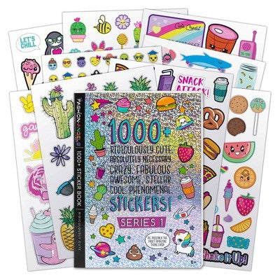 Ridiculously Cute 1000+ Sticker Book 40 Pages - Fashion Angels: Kids & Planner Stickers, Scrapbook Fun, Ages 6+
