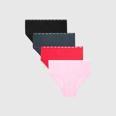 Hanes Moves Girls' 4pk Breathable Stretch Briefs Underwear - colors may vary 16
