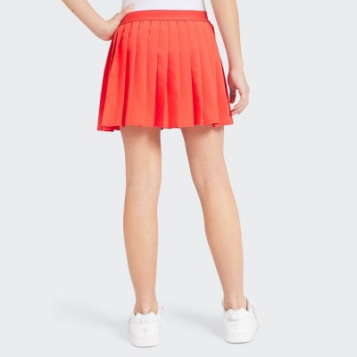 Champion Girls' Pleated Skort - Red M