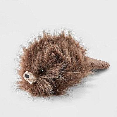 Long Pile Beaver Plush Toy - Boots & Barkley Brown