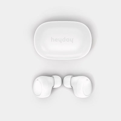 True Wireless Bluetooth Sweat Resistant Earbuds - heyday White
