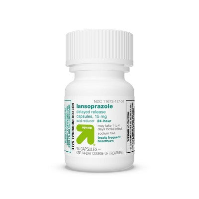 Lansoprazole 15mg Acid Reducer Delayed Release Capsules - 42ct - up&up