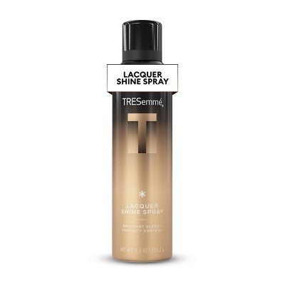 Tresemme A-List Collection Lacquer Shine Spray, Golden Vanilla & Sandalwood Scent - 5.3oz