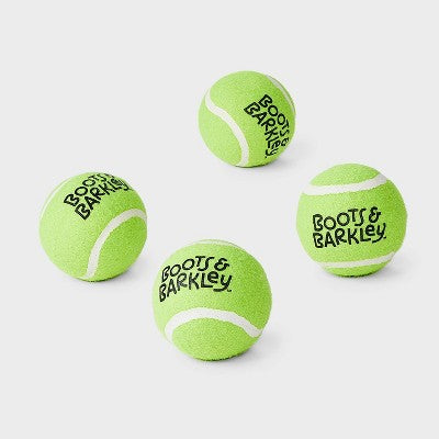 Tennis Ball with Squeaker Dog Toy - Boots & Barkley