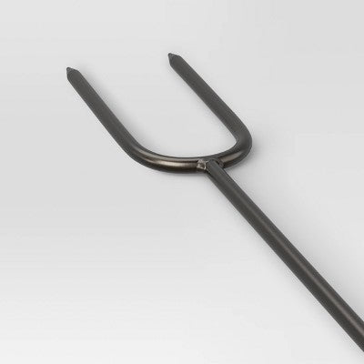 2pc Marshmallow Roasting Log Tong Sticks Black - Threshold (LOCAL PICKUP ONLY)
