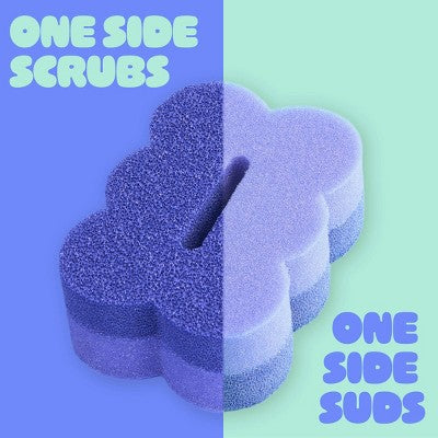 Brite by Scotch-Brite Two-Sided Scrub & Wipe Dish Sponge - Midnight Mode: Foam, Cleaning Tools and Accessories