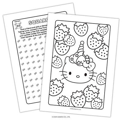 Hello Kitty Stamper Marker Coloring Book