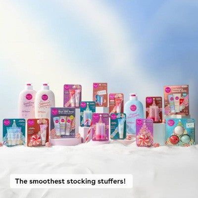 eos Holiday Lip Balm Stick - Iced Gingerbread + Milk & Cookies - 2pk