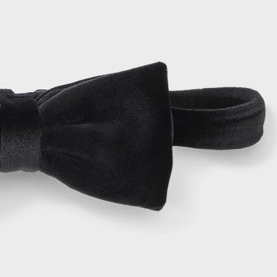Boys' Holiday Velvet Bow Tie - Cat & Jack Black