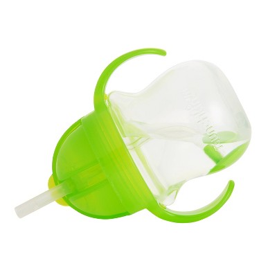 Munchkin 2pk Click Lock Weighted Blue/Green Straw Cup 7oz