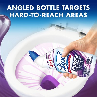 Lysol Clean Scent Power Plus Odor Fighting Liquid Toilet Bowl Cleaner - 48 fl oz: Aluminum-Free, Plastic Bottle