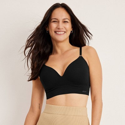 Jockey Generation Seamfree Comfort T-Shirt Bralette Black XXL
