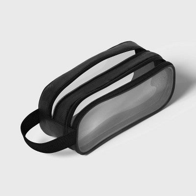 Clear Plastic Pouch Black - up&up