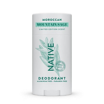Native Limited Edition Aluminum-Free and Residue-Free Global Flavors Deodorant - Moroccan Mountain Sage - 2.65 fl oz