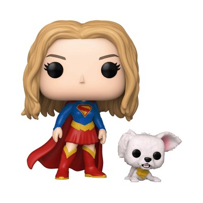 Funko POP! Heroes: DC Studios Supergirl - Supergirl with Puppy Krypto Vinyl Figures #633