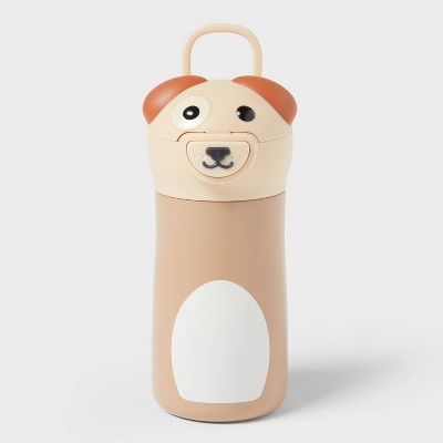 Kids' 10 fl oz Dog Animal Water Bottle - Pillowfort