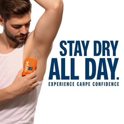 Carpe Men's 100H Sweat & Odor Control Antiperspirant Deodorant - Ocean Storm - 1.76oz