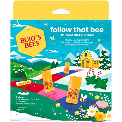 Burt's Bees Holiday Limited Edition Follow that Bee Board Game Lip Balm Gift Set