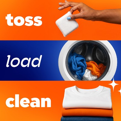 Tide Evo Spring Blast Laundry Detergent Tiles - 30ct: Box, Odor Control, Dye-Free, High Efficiency