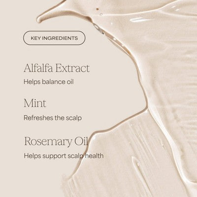 Raw Sugar The Oil Remedy Shampoo - Rosemary + Mint - 16 fl oz: Vegan, For All Hair Types, Gel, Daily Use