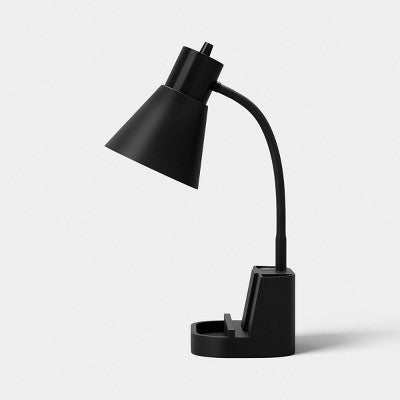 Task Lamp with Charging Black - Room Essentials
