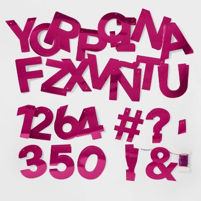 Hot Pink Metallic Create Your Own Banner - Spritz
