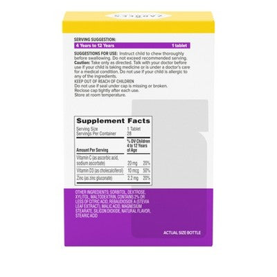 Zarbee's Children's Daily Immune Support Chewables - 28ct