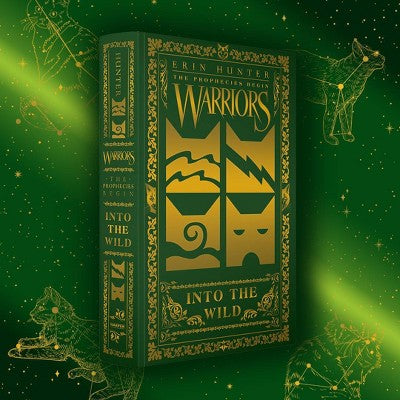 Warriors-The Prophecies Begin 1-Into the Wild - Deluxe Edition - by Erin Hunter (Hardcover) *ADD 3 TO YOUR CART & 1 IS FREE!*