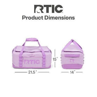 45L RTIC Outdoors Road Trip Structured Collapsible Duffel Bag Medium - Lavender