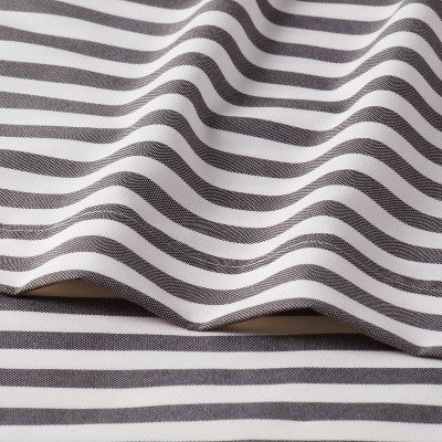 Twin/Twin XL Microfiber Sheet Set Gray Stripe - Room Essentials