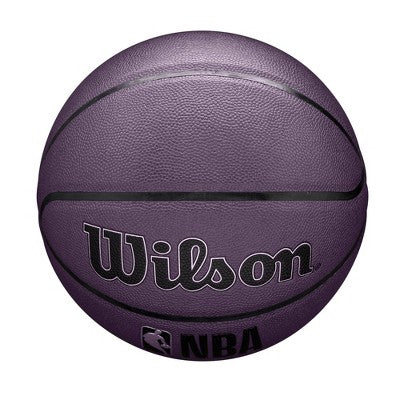 Wilson Size 7 NBA Forge Basketball - Purple: Composite Shell, Butyl Bladder
