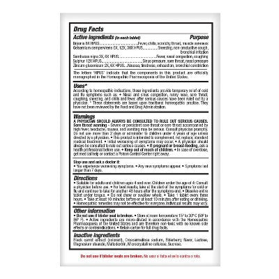 Com-Pare2 Cold + Flu Relief Fast Dissolve Tablets - Black Elderberry - 30ct